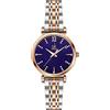 SHENGKE SK Classic Donne Orologi Moda Donne Dress Watch Solido Acciaio Inox Band Cinturino in Vera Pelle (Blue-Starry)