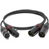VAN DEN HUL D-502 Hybrid Terminato custom XLR - Coppia di cavi Audio Bilanciati