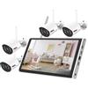 OBA Kit NVR Oba-FCM04 4CH con telecamere 3MP, app Oba Lite e riconoscimento facciale per la sicurezza domestica avanzata.