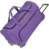 travelite Trolley da Viaggio a 2 Ruote Dimensione L, Serie di Valigie Basics Fresh: Borsa da Viaggio Morbida con Ruote in Design Sportivo, 71 cm, 89 L