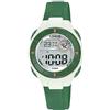 Lorus Orologio digitale al quarzo per bambini con cinturino in silicone, Verde/Bianco - R2343PX9