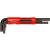 KS Tools 151.2700 - Set di 6 chiavi maschio intrecciate lunghe metriche - Kit di riparazione pratico e facile da usare - Utensili da avvitamento per fai da te e professionali