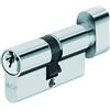 Abus - Cilindro per porta con pomello, Argento, 46857