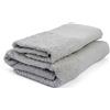Filet Ago.fil S.r.l. Set Asciugamani (1+1) da Ricamare Coppia, 100% Cotone, Grigio, 60X105 - 40X60