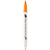 Pentel SESW30C-T113E Brush Sign Pen Twin, Pennarelli con due punte flessibili, inchiostro a base d'acqua, ocra, 1 pezzo, marrone