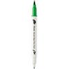 Pentel Brush Sign Pen Twin SESW30C - Pennarello in fibra, 2 punte simili a pennello, colore verde chiaro (1 pezzo)