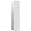 Emco ASIS Pure - Armadietto da incasso per scopino, mobile da bagno con porta carta igienica e scomparto, con chiusura a sinistra, 17 cm x 73 cm x 14,9 cm