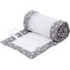 babybay Paracolpi in rete per modello Boxspring XXL, colore: tortora stelle bianche