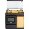 De'Longhi De Longhi SGGK 854 N ED - Cucina a gas con forno a gas, N° 4 Fuochi, 90x50 cm, colore Coppertone