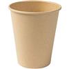 BIOZOYG 50x bicchierini caffè 250 ml / 10 oz, Ø 90 mm marrone - bicchieri carta senza plastica e con materiali sostenibili - bicchierini caffe carta