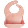 mushie | Bavaglino Silicone | Bavaglino Impermeabile Regolabile | Facile da Pulire | 4 Misure Regolabili con tasca Frontali Profonde | Senza BPA | articoli per neonati & bambini | Pink Confetti