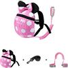 Zhongsheng Zaini con guinzagli per bambini, con cinturino anti smarrimento, per bambini da 1 a 5 anni, sicurezza per bambini e bambine