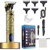 Suttik Tagliacapelli professionale da uomo senza fili, con dock di ricarica, kit per taglio di capelli e toelettatura per uomo, display LED ricaricabile