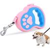 SWINILAYA 3 Metri Guinzaglio Allungabile Per Cani - Taglia Media e Piccola, Nylon Resistente Groviglio Libero, Adatto Fino a 20 Kg