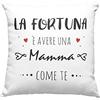 Vulfire Mamma Federa per Cuscino Personalizzato Con Frase Dedica Fortuna Regalo donna compleanno originale Idee Regali per lei - senza Imbottitura (40_x_40_cm, Mamma)