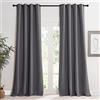 KGORGE Tende Oscuranti per Interni Moderne Tenda Termica per Soggiorno con Anelli Curtains Cameretta Bambini e Salotto 2 Pezzi L 140 x A 245 CM, Grigio