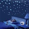 HSDSH Sveglia Bambini da Comodino, Proiettore di Stelle con Temperatura, Data Snooze LED Digitale 7 Colori, 10 Suonerie Orologio da Tavolo e Camera da letto