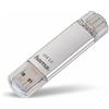 Hama - Chiavetta USB 3.0 e USB 3.1, tipo C argento argento 64 GB