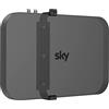 Cozycase Staffa per il montaggio a parete di Sky Q con fissaggi - Cozycase Sky Q Box Supporto a clip dietro la TV per box TV da 1TB/2TB, risparmio di spazio e nessuna perdita di segnale, nero