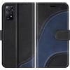 BoxTii Cover per Xiaomi Redmi Note 11 PRO 4G / 5G, Custodia in PU Pelle Portafoglio per Xiaomi Redmi Note 11 PRO 4G / 5G, Magnetica Cover a Libro con Slot per Schede, Nero