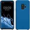 kwmobile Custodia Compatibile con Samsung Galaxy S9 Cover - Back Case per Smartphone in Silicone TPU - Protezione Gommata - blue reef