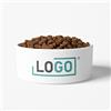Personalisedog Ciotola per cani in ceramica personalizzata con il tuo logo | Progetta la tua ciotola per l'alimentazione (Logo)