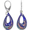 Venetiaurum - Orecchini con Pendente in Vetro originale di Murano e argento 925 - Gioiello made in Italy certificato