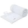 babybay Paracolpi in rete adatto per modello Boxspring XXL, bianco con stelle glitterate blu diamante