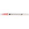 Pentel SESW30C-T135E Brush Sign Pen Twin, Pennarelli con due punte flessibili, inchiostro a base d'acqua, corallo, 1 pezzo