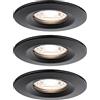 Paulmann 93084 Lampada LED da incasso Nova Mini set di base fisso 66mm 3x310lm incl. 3x4 W faretto da incasso 2700 K Coin