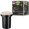 Paulmann 94732 LED per Esterni faretto da Incasso a Pavimento Luce Oro Delicata per Gli Insetti IP65 110mm 2200K 4,3W 320lm GU10 4.3 W, Acciaio Legato Spazzolato