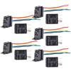 Mintice 5 X 12V 30A 12V Auto Relè 5Pin Veicolo Automobile Relè Interruttore Elettrici Avviamento Pompa Carburante Fan Pesante Spdt Cavo Presa