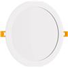 Pannello LED Rotondo 24W 2.400lm Foro Ø225-230mm Osram chip LED Colore Bianco Naturale 4.000K
