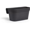 Erba Balconetta B-smart cm 36x16x19h antracite con sottovaso
