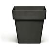 Erba Vaso C-smart cm 17x17x17h antracite con sottovaso