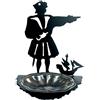EL ZORRO Imex la Volpe 11457-Portacenere Cristoforo Colombo, 174 x 134 mm
