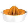 Fiskars Spremiagrumi con contenitore, Diametro: 11,9 cm, Plastica, Functional Form, Bianco/Arancione, 1016125