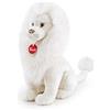 Trudi Leone bianco Leonardo Leone mascotte peluche, regalo di Natale e compleanno. | 20x41x44cm taglia L | Animali Esotici tropicali | modello 17010