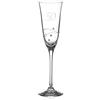 DIAMANTE - Calice da champagne Swarovski per 50° compleanno, in cristallo con incisione a mano 50, impreziosito da cristalli Swarovski
