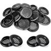 Yqhugbc 30 Pezzi Maglia Rotonda del Foro della Presa D'Aria, Foro di Ventilazione Rotondo in Acciaio Inossidabile Foro di Ventilazione Rotondo per Armadi da Cucina Guardaroba