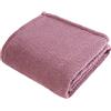 Sleepdown Just Contempo - Copriletto, morbidissimo e caldo, in pile, 125 x 150 cm, colore: viola malva