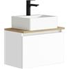 Baikal Maia, Legno Ceramica Melammina 16 mm, Bianco, 50 cm