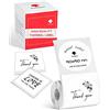 Phomemo Rotonda Etichette Termiche Logo Sticker Per Stampante | Di Etichette M220 M120 M110 M200 M221, Per Stampa Di Logo, Marcatura Di Articoli Domestici, 50x50mm, 140 Etichette/Rotolo