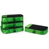 Amazon Essentials, Set di 4 Packing Cube, Accessori da Viaggio, Organizer per Bagagli con Doppia Cerniera, Parte Superiore in Rete, Poliestere, Medium, Verde (in Precedenza Amazon Basics)