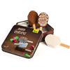 Erzi 14031 Mini Ice Chocis in scatola di legno, giocattolo per negozi | Per bambini, negozi di negozi, giochi di ruolo, per creare mondi di gioco creativi