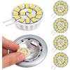 Kohree Lampadina LED G4 12V 2W, Non Dimmerabile, 145LM Bianco Freddo 4000K, Equivalente a Lampadina Alogena 20W, Lampadine LED G4 per Plafoniere, Illuminazione del Paesaggio, 4 Pezzi, Bianco Freddo