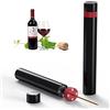 Quntis cavatappi professionale per vino, cavatappo ad aria compressa di alta qualità - Regalo per feste e vacanze per uomini e donne - Rosso
