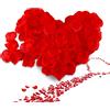 UUEMB 2000 Pezzi Petali di Rosa, Petali di Rosa Seta Artificiale Rosso Insapore per San Valentino Proposta Anniversari di Matrimonio Regalo Compleanno Decorazione