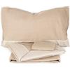 Novia Completo Lenzuola in Flanella Crono Dimensioni Varie W159 Una Piazza e Mezza Beige