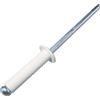 AERZETIX - C57132 - Set di 50 rivetti ciechi Ø4x16mm colore bianco grigio RAL 9002 - in acciaio/alluminio - rivetto pop a rottura stelo